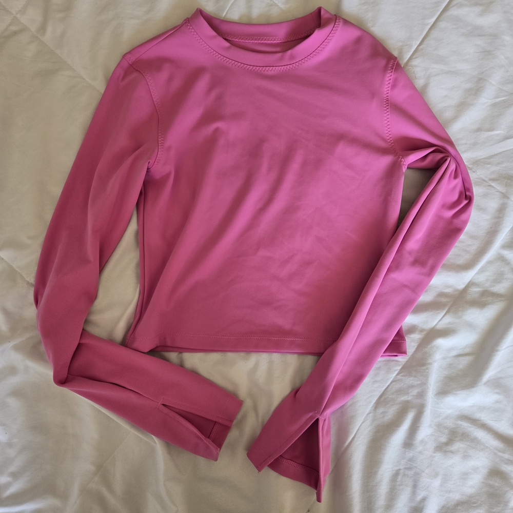 Nike Women's Pink Long Sleeve Tee
